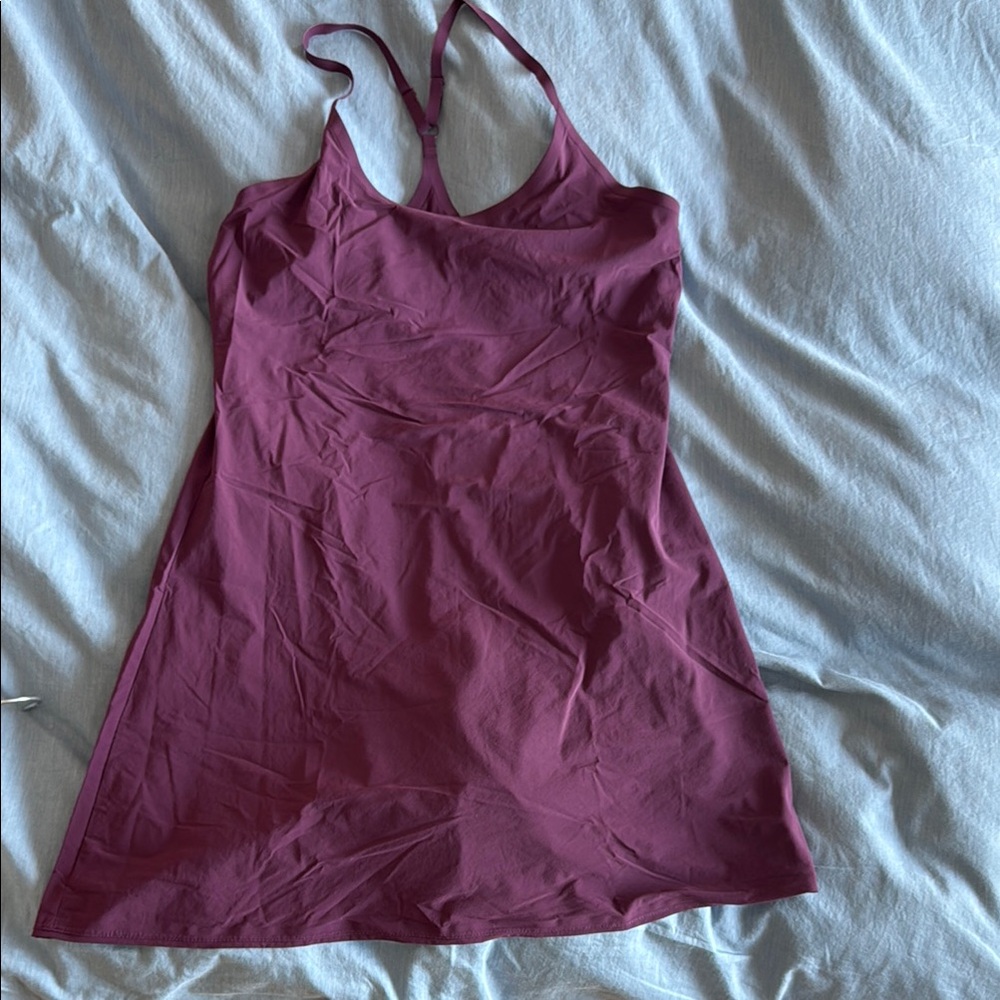 Outdoor Voices Exercise Dress. L. Eggplant